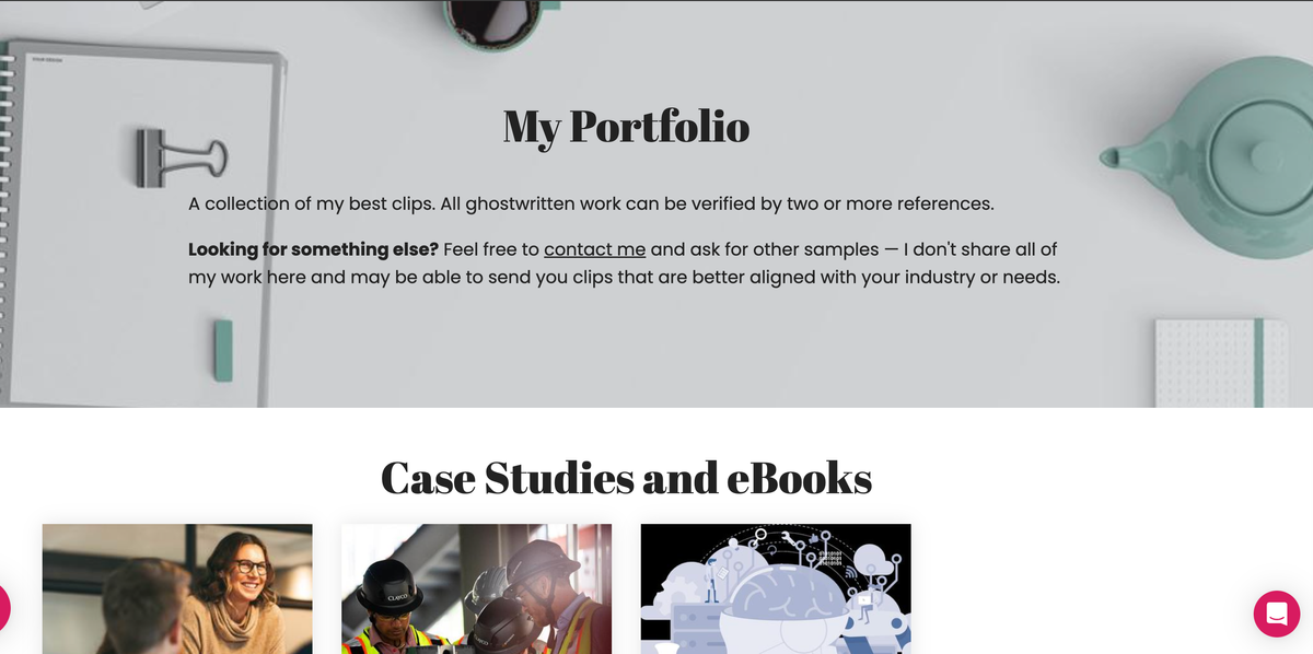 How to Build a Freelance Writing Portfolio (Tips & Examples)